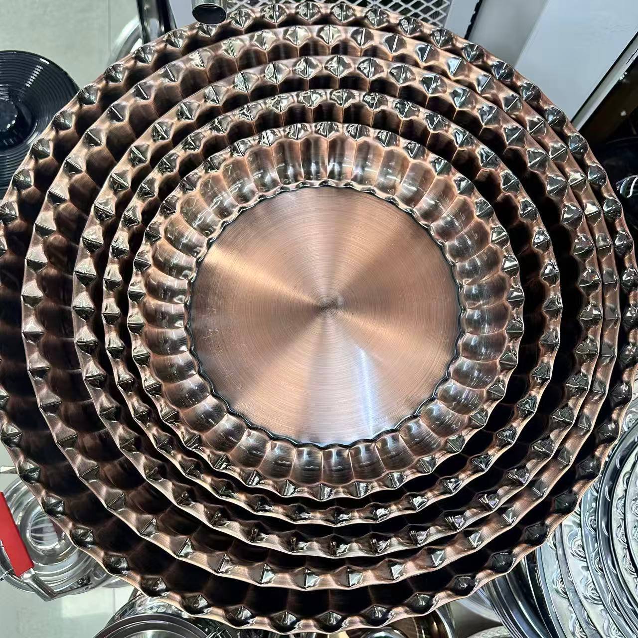 Serving tray 50cm color Copper