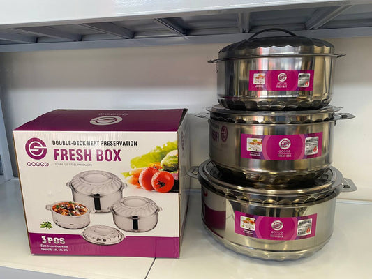 Food Warmer set of 3.