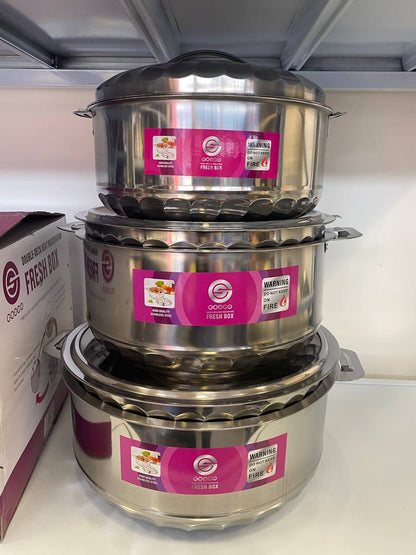 Food Warmer set of 3.